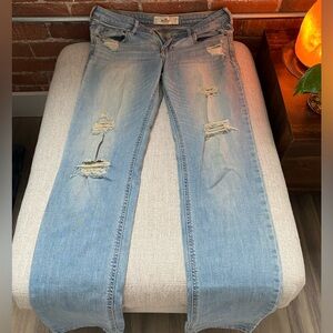 Hollister ripped jeans